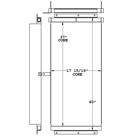 271172 - Oshkosh Refuse Truck Transmission Oil Cooler Oil Cooler