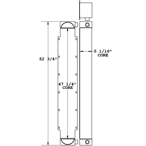 271175 - Wirtgen WR2500 Asphault Reclaimer Drum Drive Oil Cooler Oil Cooler