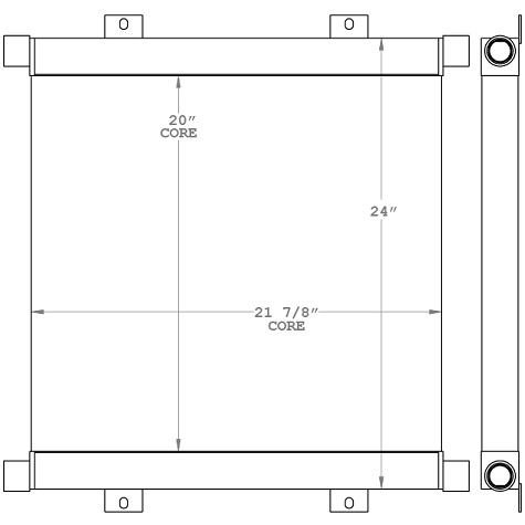 271182 - Clark Drill Rig Oil Cooler Oil Cooler