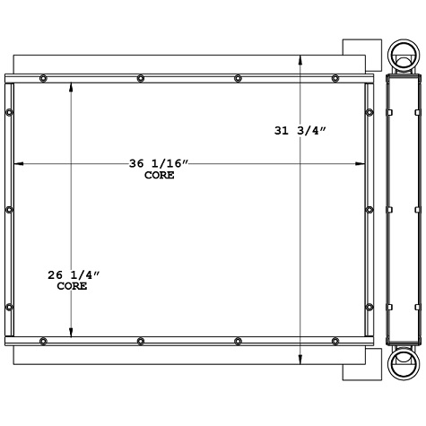 271186 - Drill Rig Oil Cooler Oil Cooler