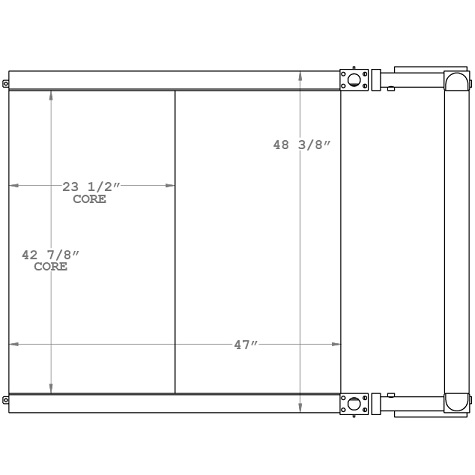 271187 - Manitowoc Crane Oil Cooler Oil Cooler