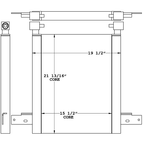 271188 - Bobcat 5600 Hydraulic Oil Cooler Oil Cooler