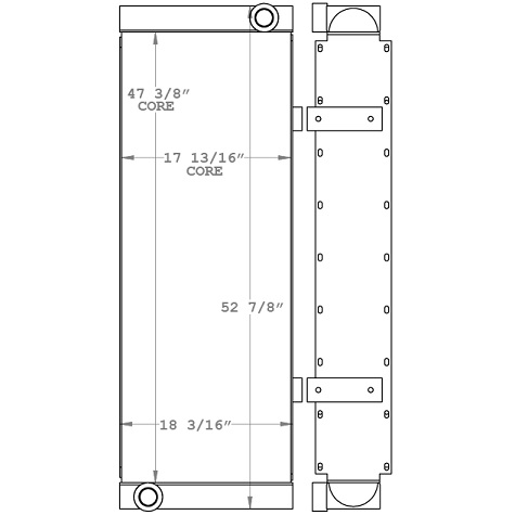 271192 - Asphalt Processor Oil Cooler Oil Cooler