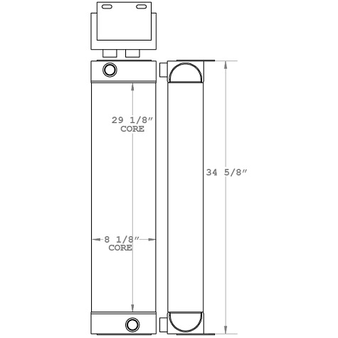 271197 - Terex Oil Cooler Oil Cooler