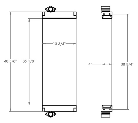 271201 - Furukawa HCR1100 Hammer Righ Oil Cooler Oil Cooler