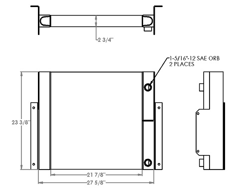 271203 - Industrial Oil Cooler Oil Cooler