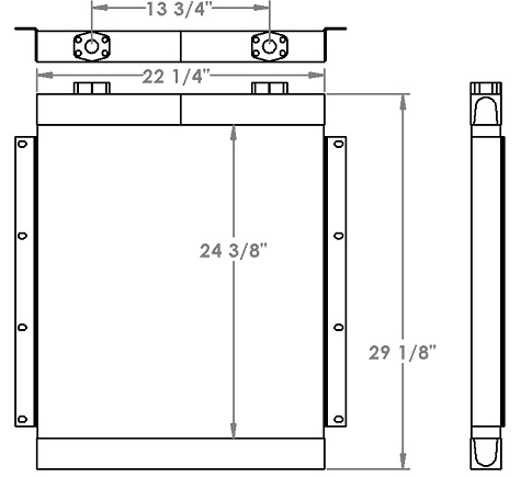 271213 - Daewoo / Doosan MEGA DD80L Hydraulic Oil Cooler Oil Cooler