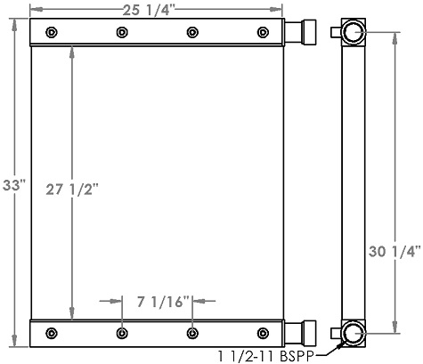 271221 - Morooka Oil Cooler Oil Cooler