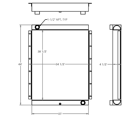 271223 - Sullivan Palatek Oil Cooler Oil Cooler