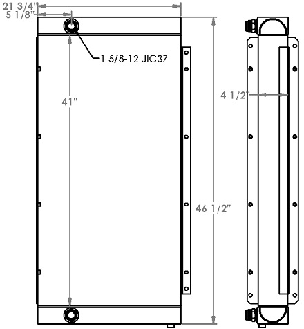 271228 - Doosan / Ingersoll Rand Oil Cooler Oil Cooler