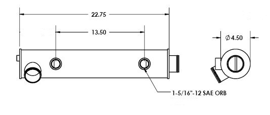 271229 - Champion Grader Oil Cooler Oil Cooler