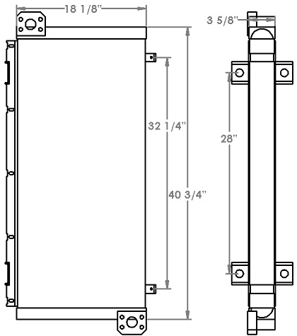 271231 - Industrial Oil Cooler Oil Cooler