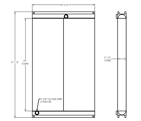 271234 - Industrial Oil Cooler Oil Cooler