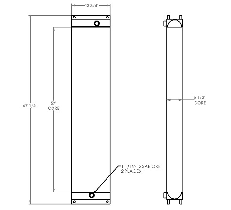 271235 - Industrial Oil Cooler Oil Cooler