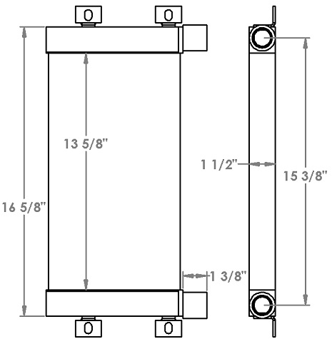 271237 - Tennant Sweeper Oil Cooler Oil Cooler