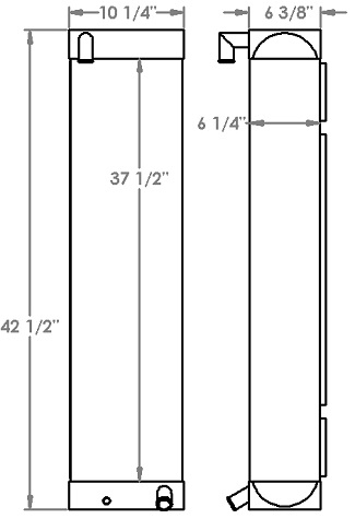 271240 - Caterpillar D6K Oil Cooler Oil Cooler