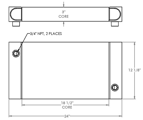 271246 - Industrial Oil Cooler Oil Cooler