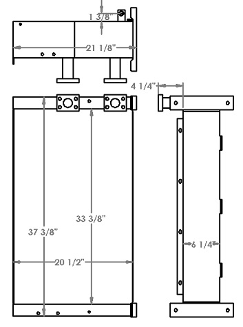 271247 - Volvo ECR305C Oil Cooler Oil Cooler