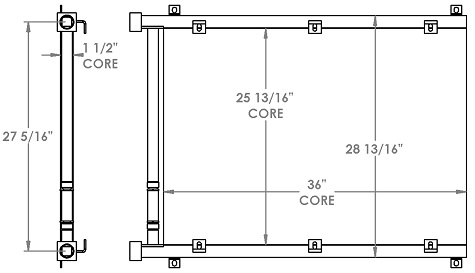 271249 - Hydraulic Pump Oil Cooler Oil Cooler