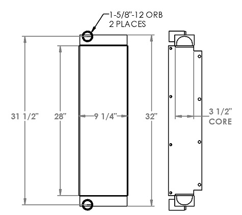 271258 - CME Oil Cooler Oil Cooler