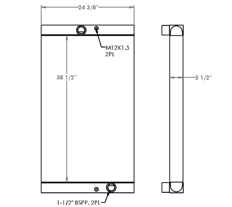 271261 - Crane Oil Cooler Oil Cooler