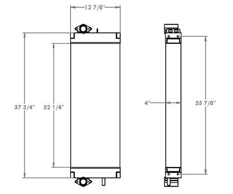 271263 - Komatsu PC228 Hydraulic Oil Cooler Oil Cooler