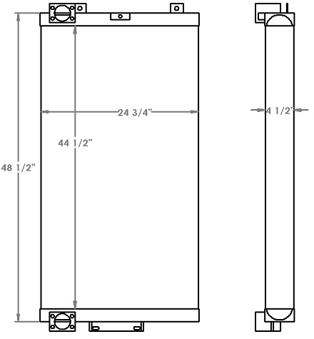 271276 - Caterpillar 330D Oil Cooler Oil Cooler