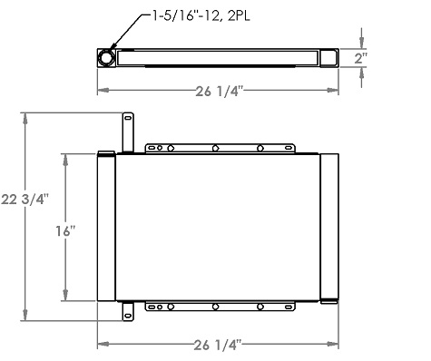 271278 - Bobcat V417 Oil Cooler Oil Cooler