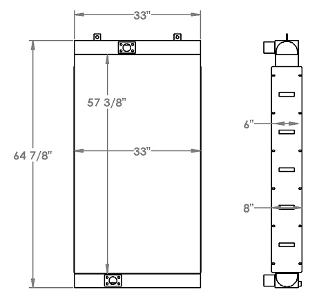 271281 - Industrial Oil Cooler Oil Cooler