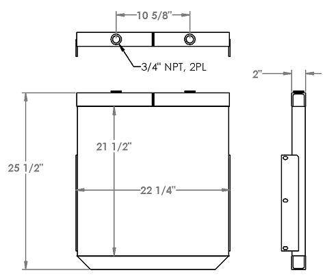 271284 - Industrial Oil Cooler Oil Cooler