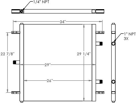 271289 - Crane Oil Cooler Oil Cooler