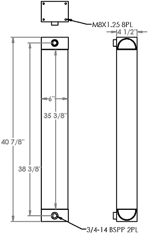 271291 - Atlas Copco Oil Cooler Oil Cooler