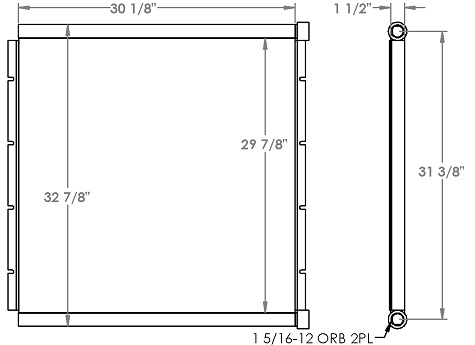 271294 - Ingersoll Rand Oil Cooler Oil Cooler