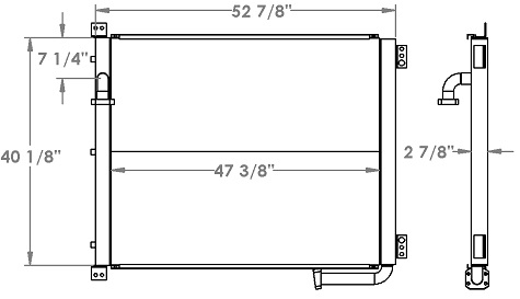 271297 - Komatsu PC600LC-7 Oil Cooler Oil Cooler