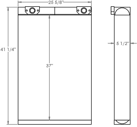 271308 - Industrial Oil Cooler Oil Cooler