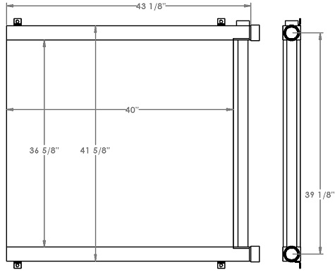 271318 - Thermal Transfer Product DHR Series Oil Cooler Oil Cooler