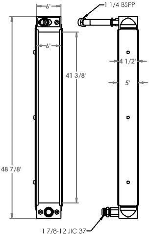 271319 - Hyundai Construction Equipment Oil Cooler Oil Cooler