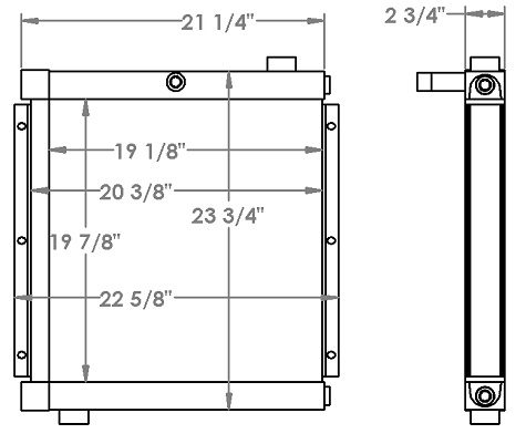 271321 - Thermal Transfer Product MAR Series Oil Cooler Oil Cooler