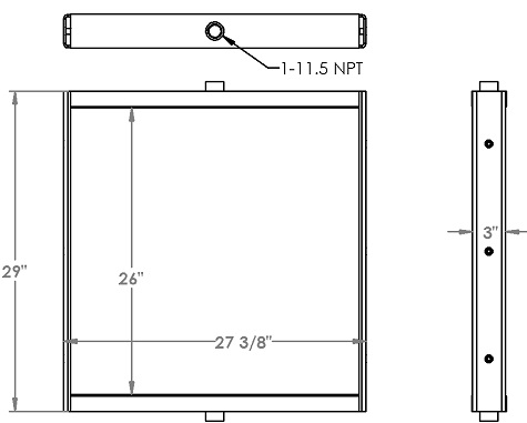 271323 - Industrial Oil Cooler Oil Cooler