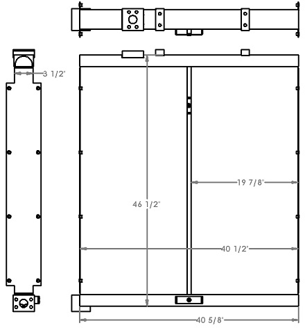 271326 - Industrial Oil Cooler Oil Cooler