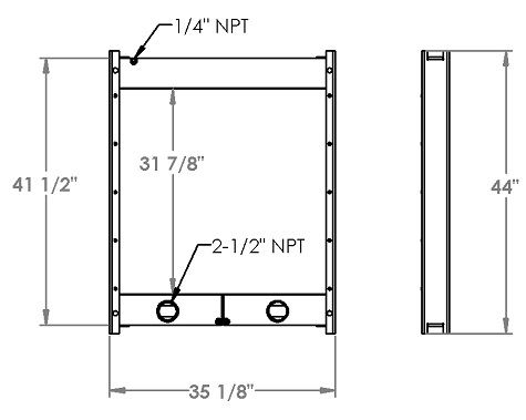 271327 - Industrial Oil Cooler Oil Cooler