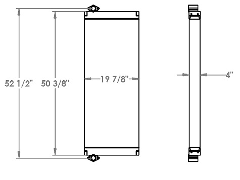 271328 - Kobelco SK350LC-9 Hydraulic Oil Cooler Oil Cooler