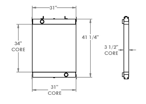 271343 - Industrial Oil Cooler Oil Cooler