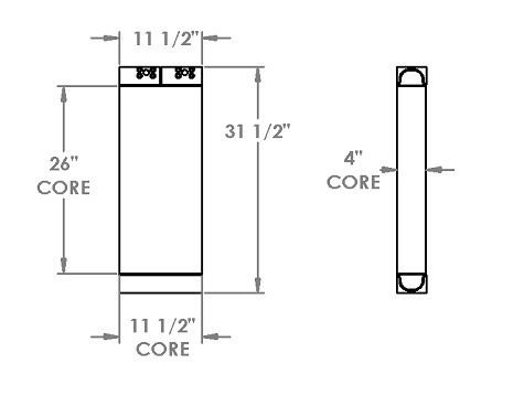 271345 - Volvo L50C Oil Cooler Oil Cooler