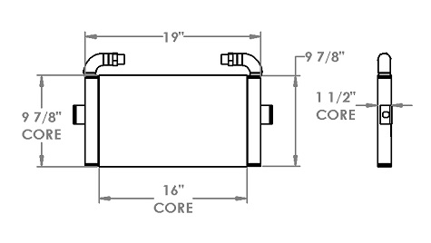 271346 - Ford 445C Oil Cooler Oil Cooler