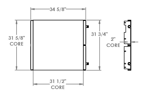 271348 - Crane Carrier Oil Cooler Oil Cooler