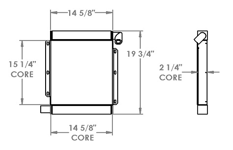 271351 - Bomag Oil Cooler Oil Cooler