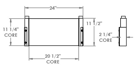 271352 - Industrial Fuel Cooler Oil Cooler