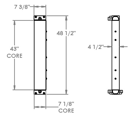 271353 - Daewoo / Doosan Hydraulic Oil Cooler Oil Cooler