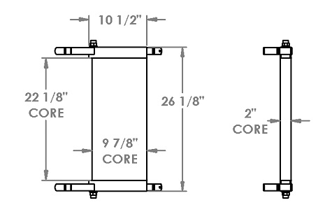 271359 - Bobcat Skidsteer Oil cooer Oil Cooler